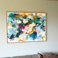 Panorama #5, i egetræs-ramme (90x120 cm)