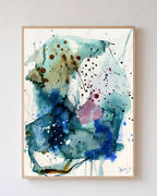 Soft farveskitse #6  - 36 x 48 cm