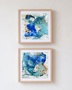 Soft Farveskitser #24 og #25  - 20x20 cm