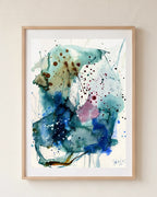 Soft farveskitse #6  - 36 x 48 cm