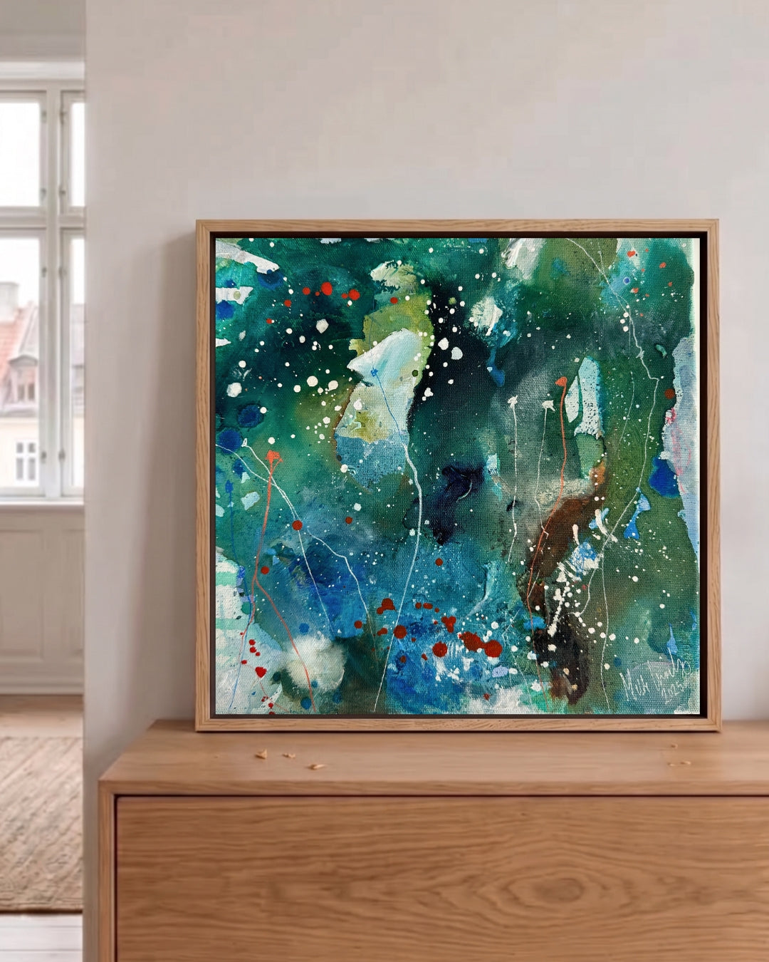 Farve-skitse #16 - 30x30 cm