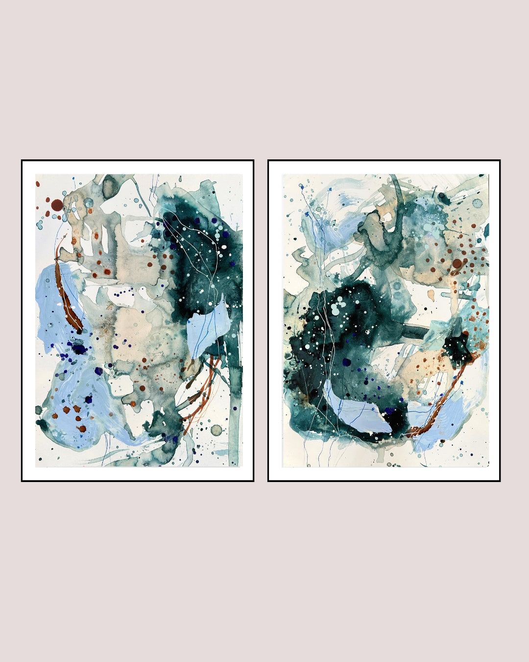 Soft farveskitser #1 og #2 - A3 (29,7 x 42,0 cm)