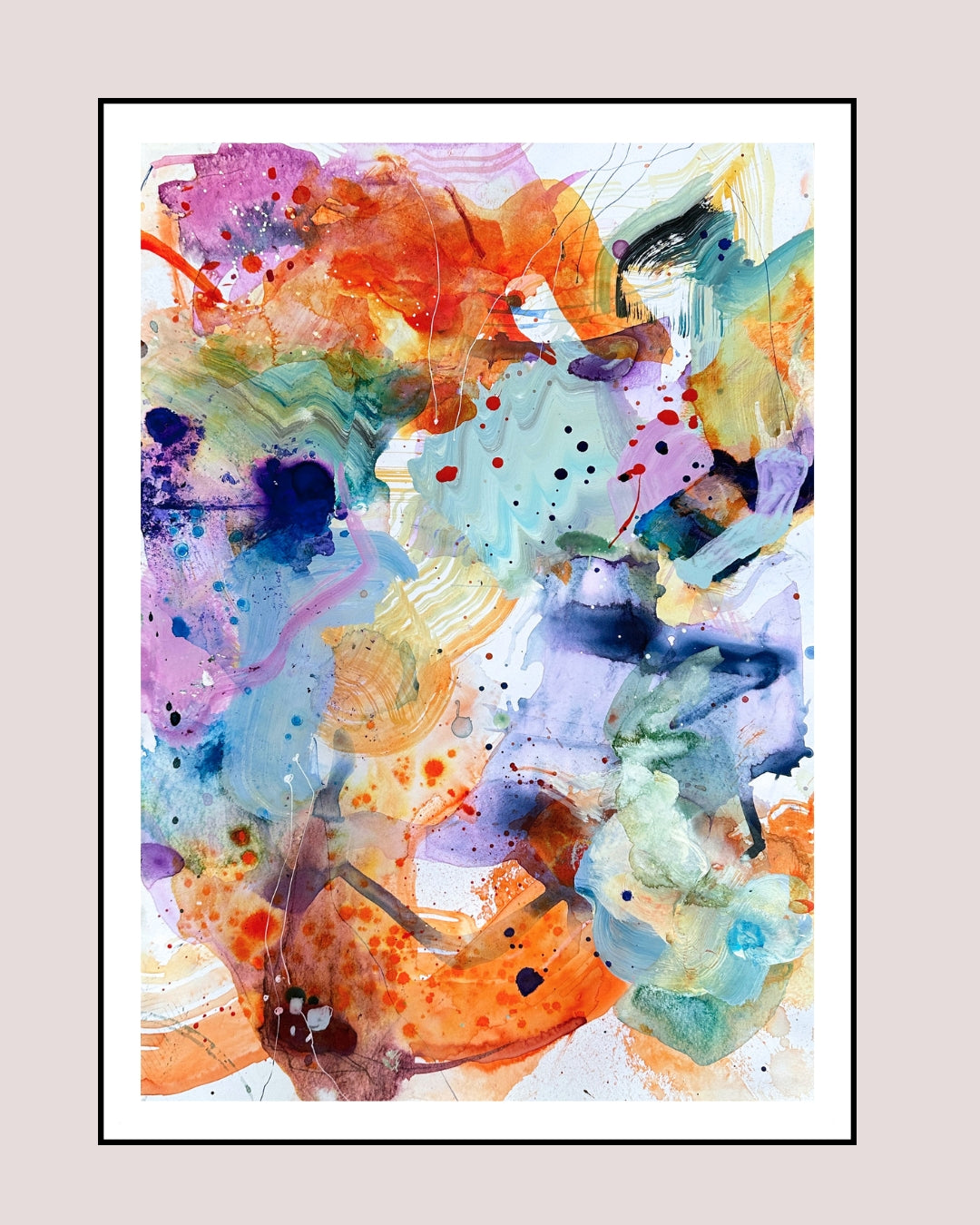 Panorama farveskitse #5  - A2 (42 × 59,4 cm)