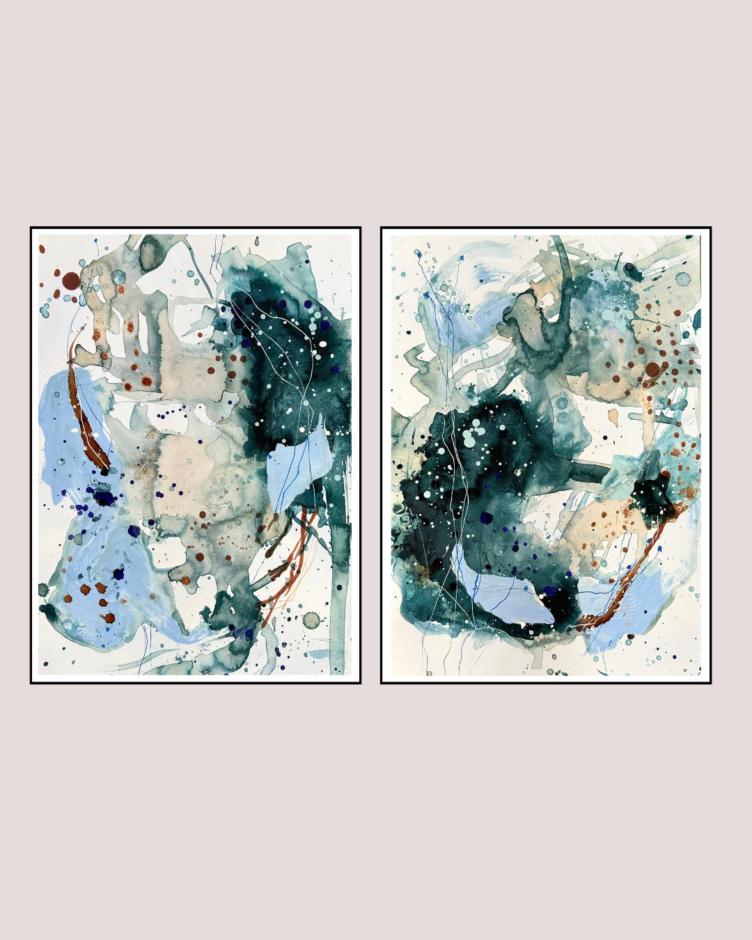 Soft farveskitser #1 og #2 - A3 (29,7 x 42,0 cm)