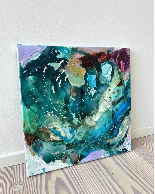 Farve-skitse #11 - 40x40 cm