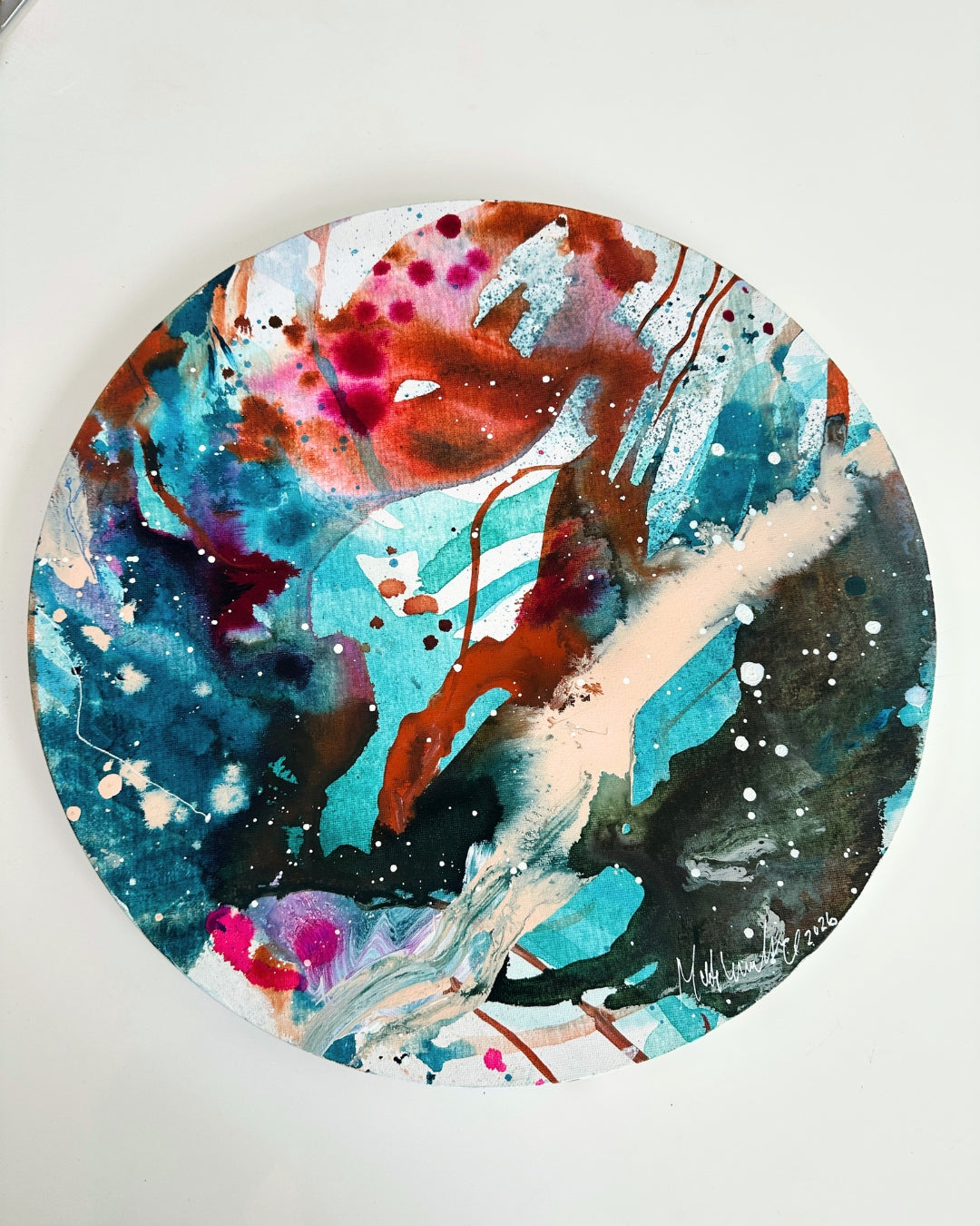 Farve-skitse #8 - 40 cm (diameter)