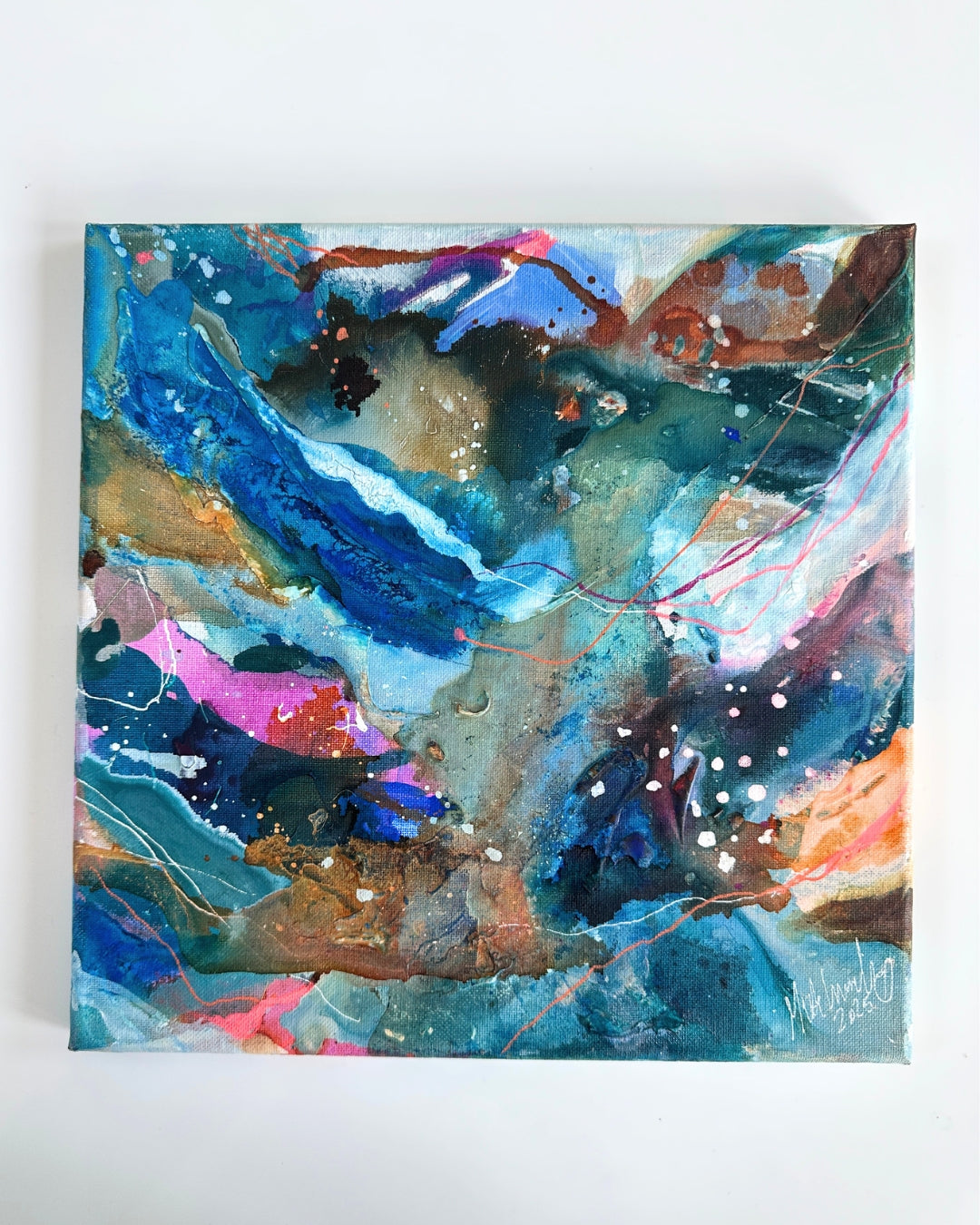 Farve-skitse #4 - 30x30 cm