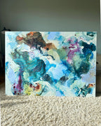 Soft #12 - 100x150 cm - in oak frame