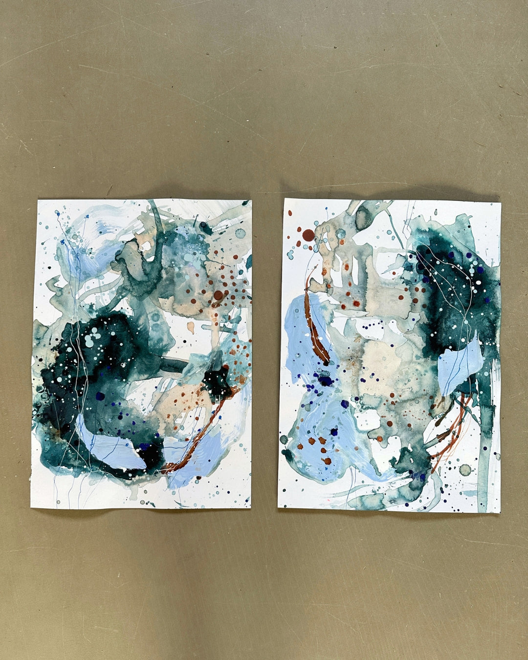 Soft farveskitser #1 og #2 - A3 (29,7 x 42,0 cm)