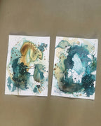 Soft farveskitser #8 og #9 - A3 (29,7 x 42,0 cm)