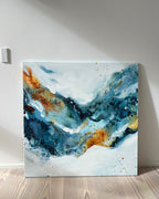 Soft #12 - 100x150 cm - in oak frame