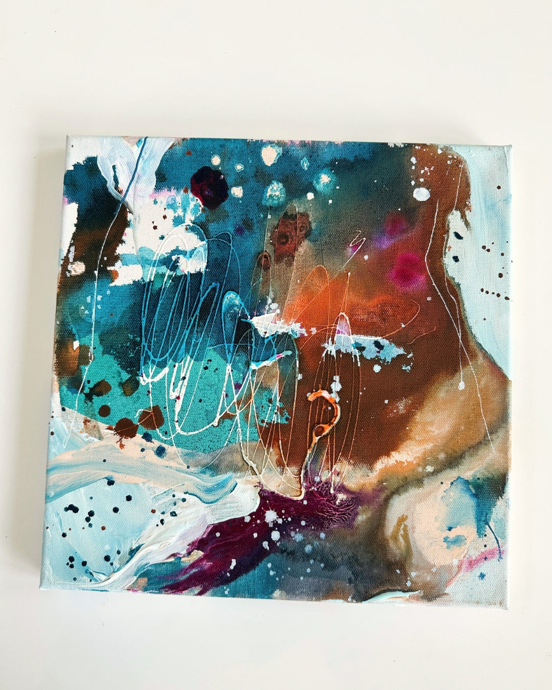 Farve-skitse #7 - 30x30 cm
