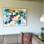 Panorama #5, i egetræs-ramme (90x120 cm)