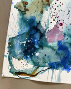 Soft farveskitse #6  - 36 x 48 cm