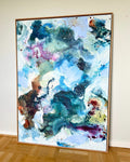 Soft #12 - 100x150 cm - in oak frame