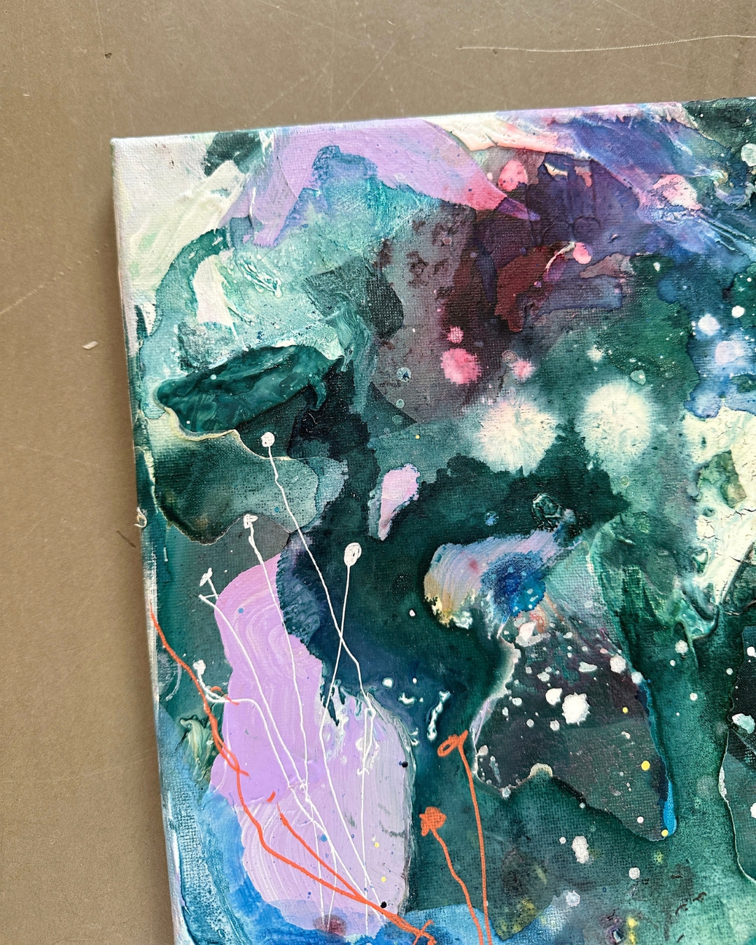 Farve-skitse #1 - 30x30 cm