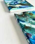 Farve-skitse #19 og #20  - 20x20 cm