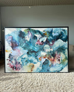 Soft #12 - 100x150 cm - in oak frame