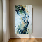 Soft #3 - 90x150 cm - i egetræsramme