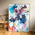Panorama #3, i egetræs-ramme (90x120 cm)