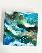 Farve-skitse #19 og #20  - 20x20 cm