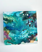 Farve-skitse #24 og #25 og #26 - 20x20 cm