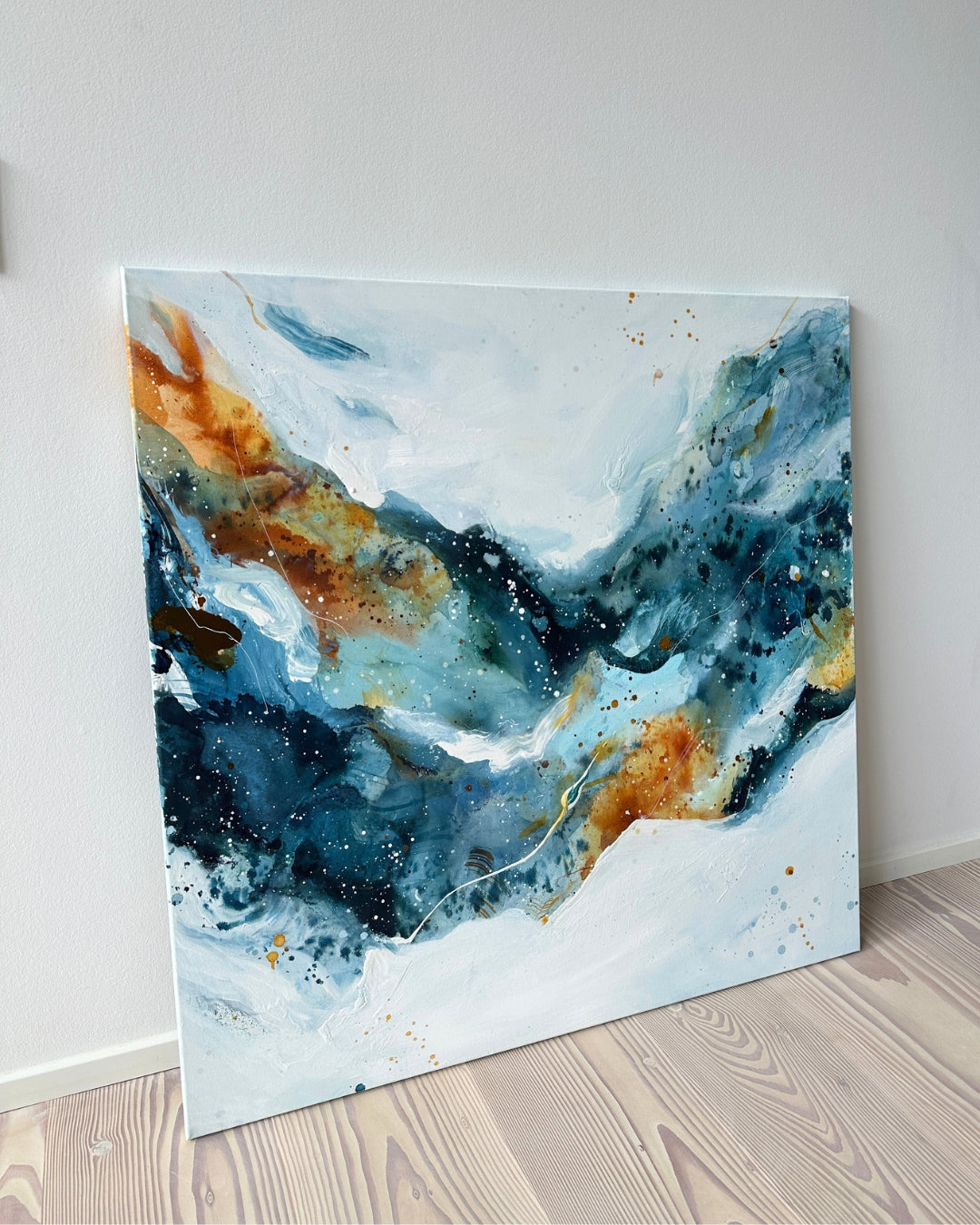 Soft #12 - 100x150 cm - in oak frame