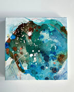 Farve-skitse #17 og #18  - 20x20 cm