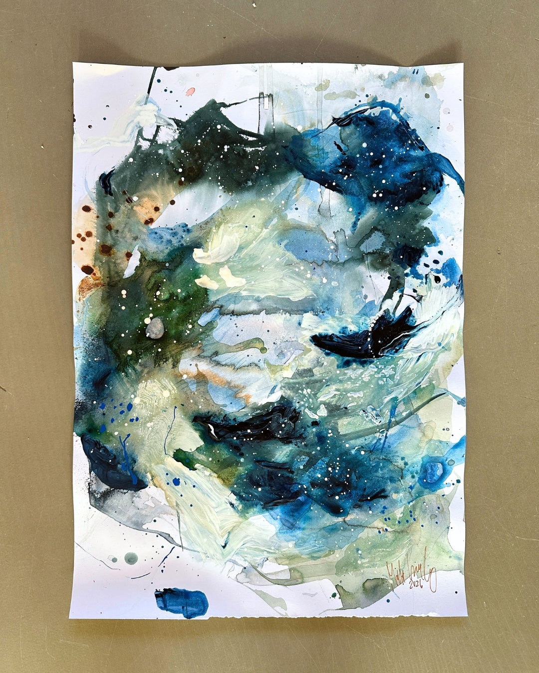 Soft farveskitser #33 og #34   - A2 (42 × 59,4 cm)
