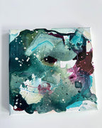 Farve-skitse #21 og #22 og #23 - 20x20 cm