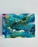 Farve-skitse #26 og #27  - 18x24 cm