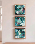 Farve-skitse #21 og #22 og #23 - 20x20 cm