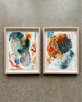Farveskitser #33 og #34 - 29,7 x 40,5 cm)
