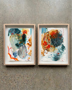 Farveskitser #33 og #34 - 29,7 x 40,5 cm)