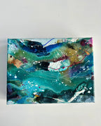 Farve-skitse #26 og #27  - 18x24 cm