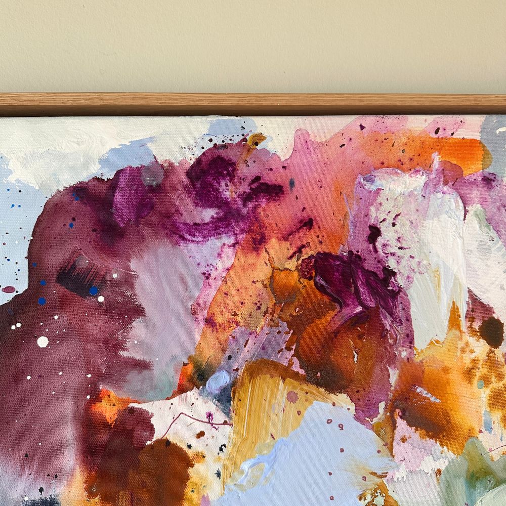 Panorama #2, i egetræs-ramme (100x120 cm)