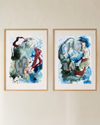 Soft farveskitser #39 og #40 - A3 (29,7 x 42,0 cm)