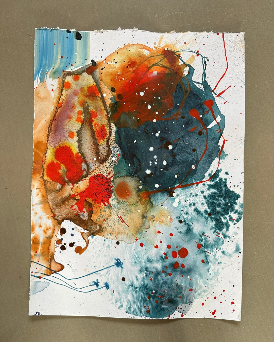 Farveskitser #33 og #34 - 29,7 x 40,5 cm)