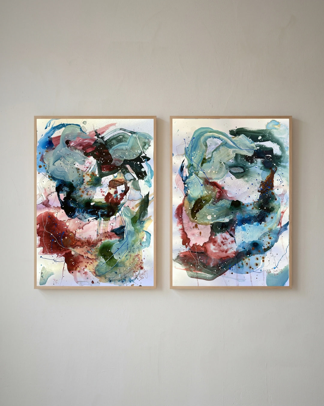 Soft farveskitser #37 og #38   - A2 (42 × 59,4 cm)
