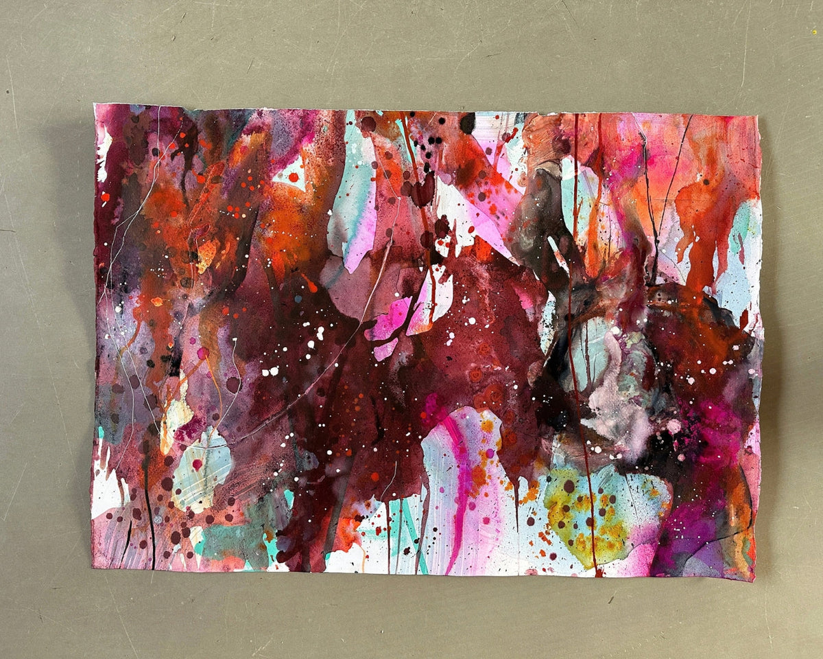 Farveskitse #35 - 71 x 50 cm