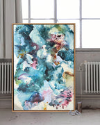 Soft #12 - 100x150 cm - in oak frame