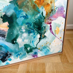 Panorama #5, i egetræs-ramme (90x120 cm)