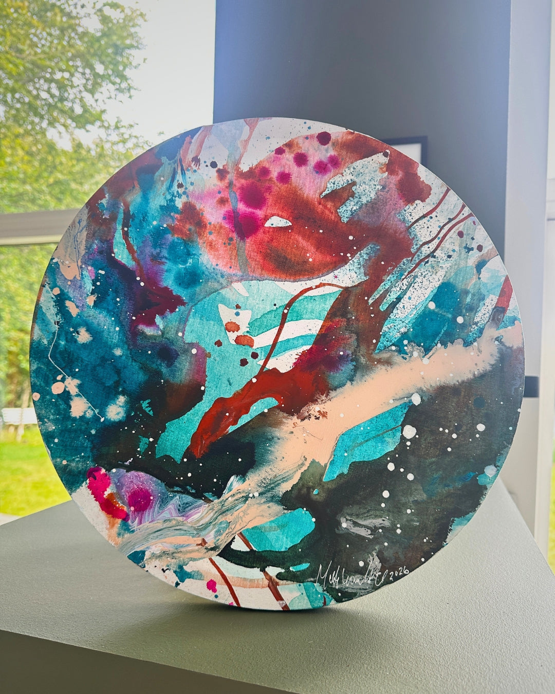 Farve-skitse #8 - 40 cm (diameter)