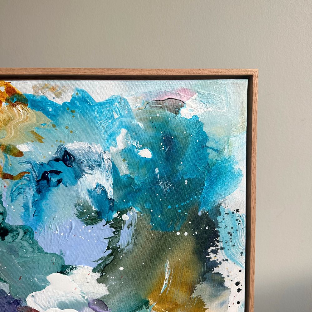 Panorama #5, i egetræs-ramme (90x120 cm)
