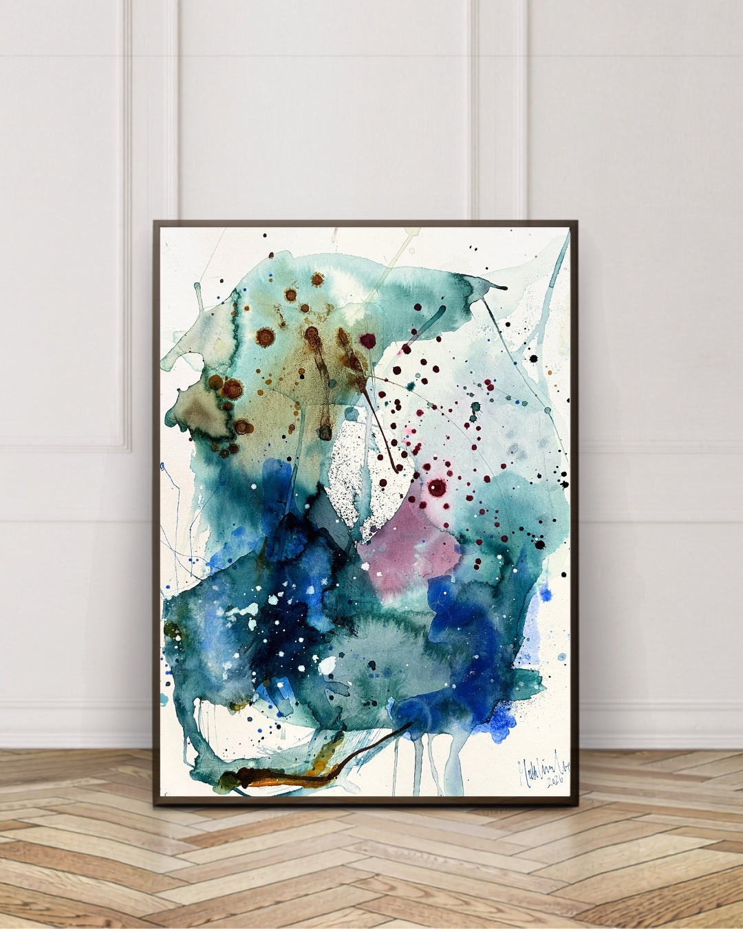 Soft farveskitse #6  - 36 x 48 cm