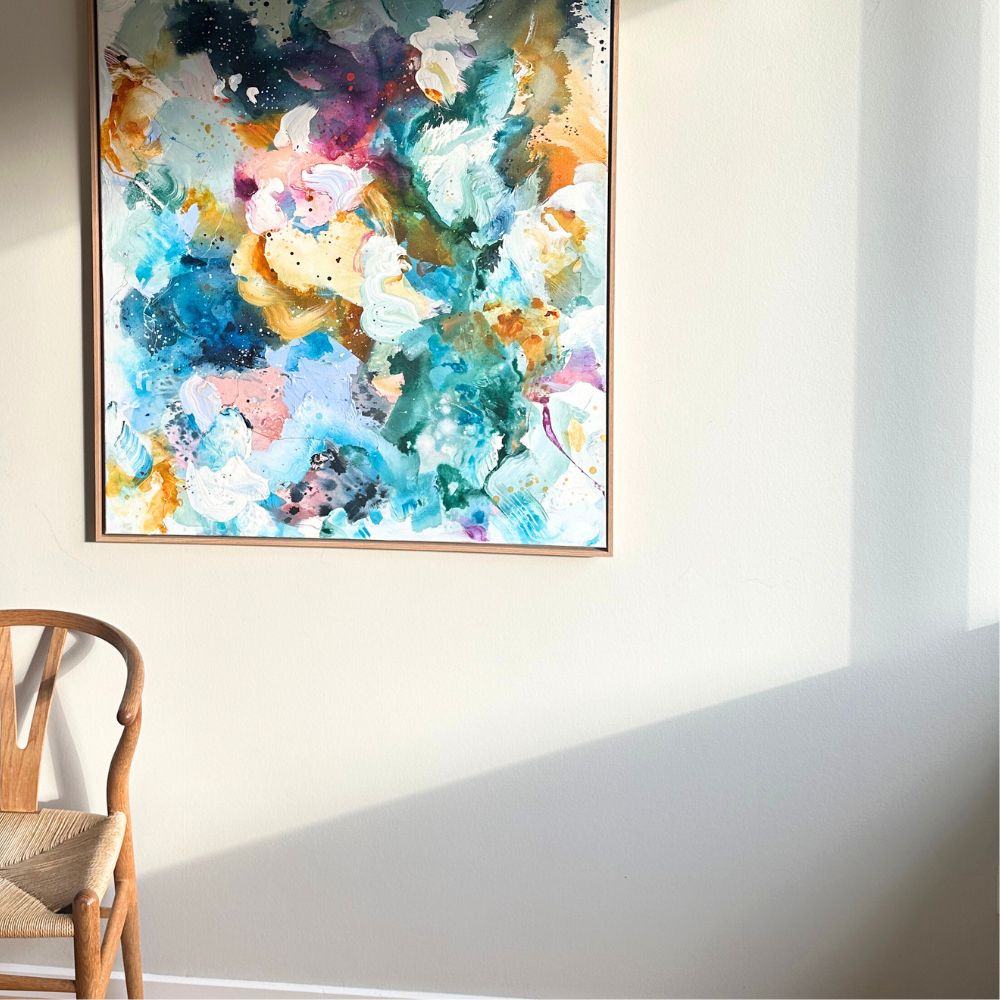 Panorama #5, i egetræs-ramme (90x120 cm)