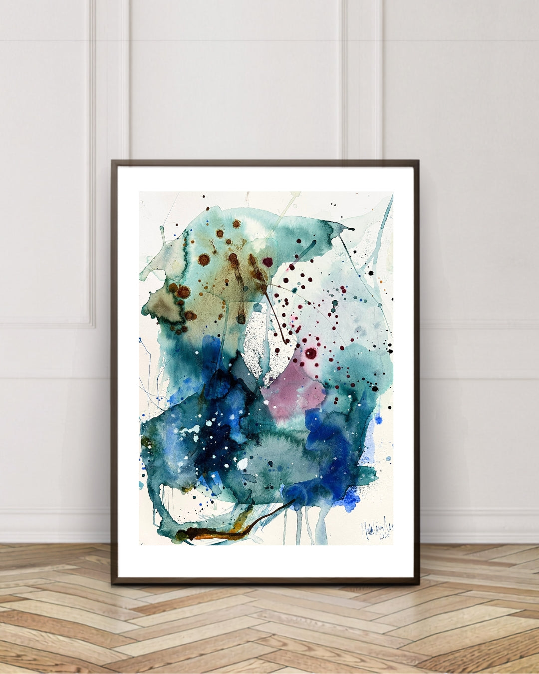 Soft farveskitse #6  - 36 x 48 cm