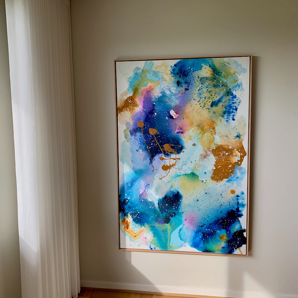 Stardust - 100x150 cm - i ramme
