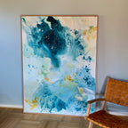 Fly - 120x150 cm - i egetræsramme