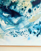 Soft #15 - 130x180 cm - i egetræsramme